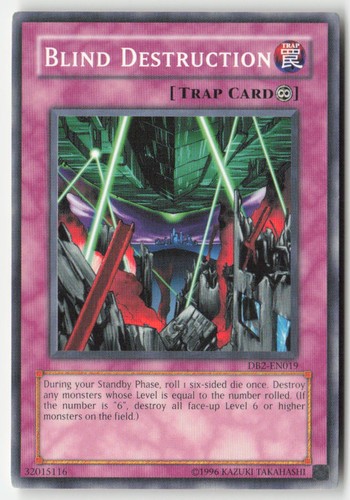 Yugioh blind destruction - blind,