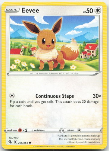 Eevee 205 264 - eevee, common